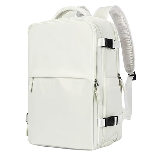 Mochila de compras Mochila de moda ligera Bolsa de equipaje de viaje (Beige)