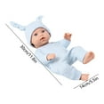 thumbnail image 6 of KOYPTL 12 In-Simulation Reborn Doll for Baby Toddlers 6-12-18 Months,Realistic Cute Bedtime Doll for Soothing Accompanying,Soft Rubber Doll Gifts for Boys Girls Pretend Play Christmas Birthday, 6 of 6