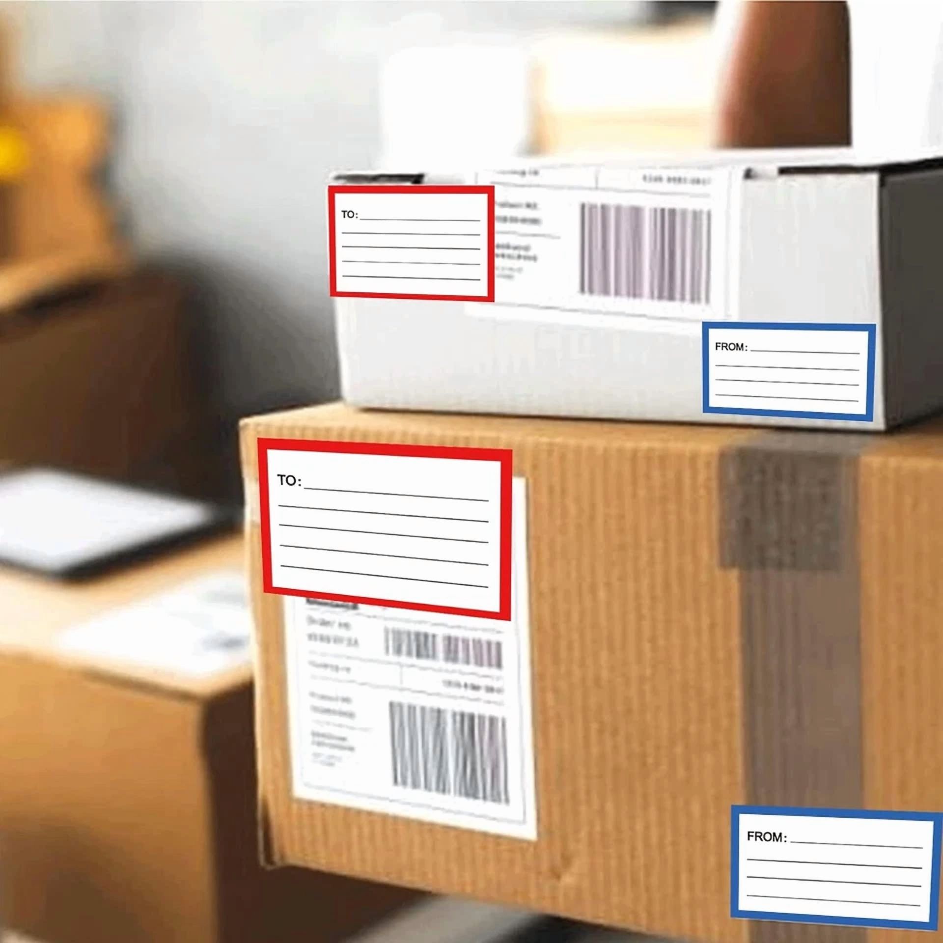 CRESTIN- To/From Address Mailing Labels Self-Adhesive Mailing Labels Stickers(120 Pcs)