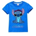 thumbnail image 5 of Camiseta de Anime de Disney para niños, camiseta de manga corta de algodón con patrón de punto de figura de dibujos animados, 100%, regalos de cumpleaños para niño y niña, 5 of 5