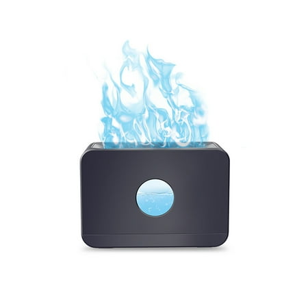 

Licupiee 220ml Simulation Flame Mini Humidifier Cool Mist Spray Portable Humidifier for Home Office