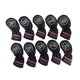 thumbnail image 5 of Paquete de 10 fundas para palos de golf, fundas impermeables para wedges de golf y fundas para hierros de golf. Negro, 5 of 9