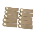 thumbnail image 3 of 10 juegos de hebillas a presión de cuero beige para coser en bolsos, carteras y maletas, 3 of 8