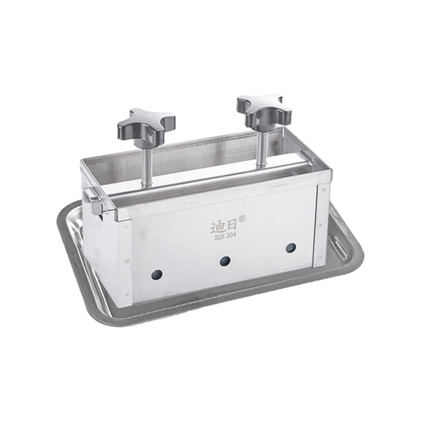 Molde para prensar jamón, caja de acero inoxidable para sándwiches 1 kg