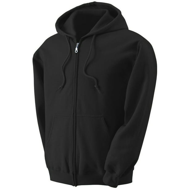 gebaar Ploeg Spaans Mens Full Zip up hoodie Fleece Zipper Heavyweight Hooded Jacket Sweatshirt  - Walmart.com