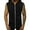 Black, variant on ameIAEA Mens Sleeveless Hooded Sweatshirt Zip Up Workout Tank Tops Lightweight Athletic Shirt with Pocket