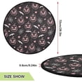 thumbnail image 2 of Coolnut Pink Pumpkins Autumn Christmas Tree Mats Waterproof Tree Skirt, Halloween Jack-O'Lantern Xmas Tree Stand Tray Mat Floor Protector Pad for Holiday Party Decoration, 28.3", 2 of 6