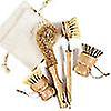 thumbnail image 2 of Bamboo Dish Brush Dish Brush With Handle Kitchen Scrub Brush, 2 of 5