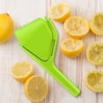 thumbnail image 1 of Exprimidor de jugo de mano sin esfuerzo, exprimidor de jugo de plástico, utensilios de cocina (verde) Sywqhk Libre de BPA, 1 of 7