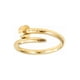 thumbnail image 3 of Anillo en forma de clavo de oro laminado, 3 of 6