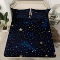 thumbnail image 2 of Feelyou Mystic Sky Full Size Sheets, Dreamy Stars Teen Kid Bed Sheets, 4-Piece, 2 of 7