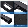 thumbnail image 4 of Unique Bargains Retractable Cargo Cover for Hyundai Santa Fe Waterproof Non Slip SUV Rear Trunk Shielding Shade, 4 of 7