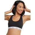 thumbnail image 2 of Hanes Womens' Originals Stretch Racerback 2 Pack Bralette, Style MHO101, 2 of 10
