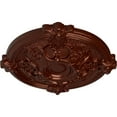 thumbnail image 3 of Ekena Millwork 17 3/8"OD x 1 3/4"P Hamilton Ceiling Medallion (Fits Canopies up to 3 3/4"), Hand-Painted Antique Copper, 3 of 6