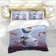 thumbnail image 5 of Olaf Conjunto de sábanas temático, trío de piezas, cómodo y amigable con la piel, diseño único, regalo de decoración para el hogar para familiares, amigos y fans,140cm *210cm, 5 of 6