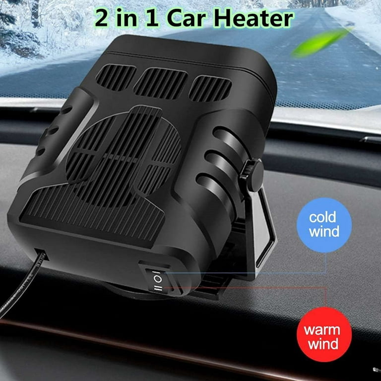 Deago Car Heater Defroster 2 in 1 Auto Car Windshield Heater