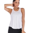 thumbnail image 5 of 1/2/3 Pcs Open Back Sport Vest Workout Tank Tops for Women Athletic Exercise Yoga Tops Running Gym Shirts, 5 of 8