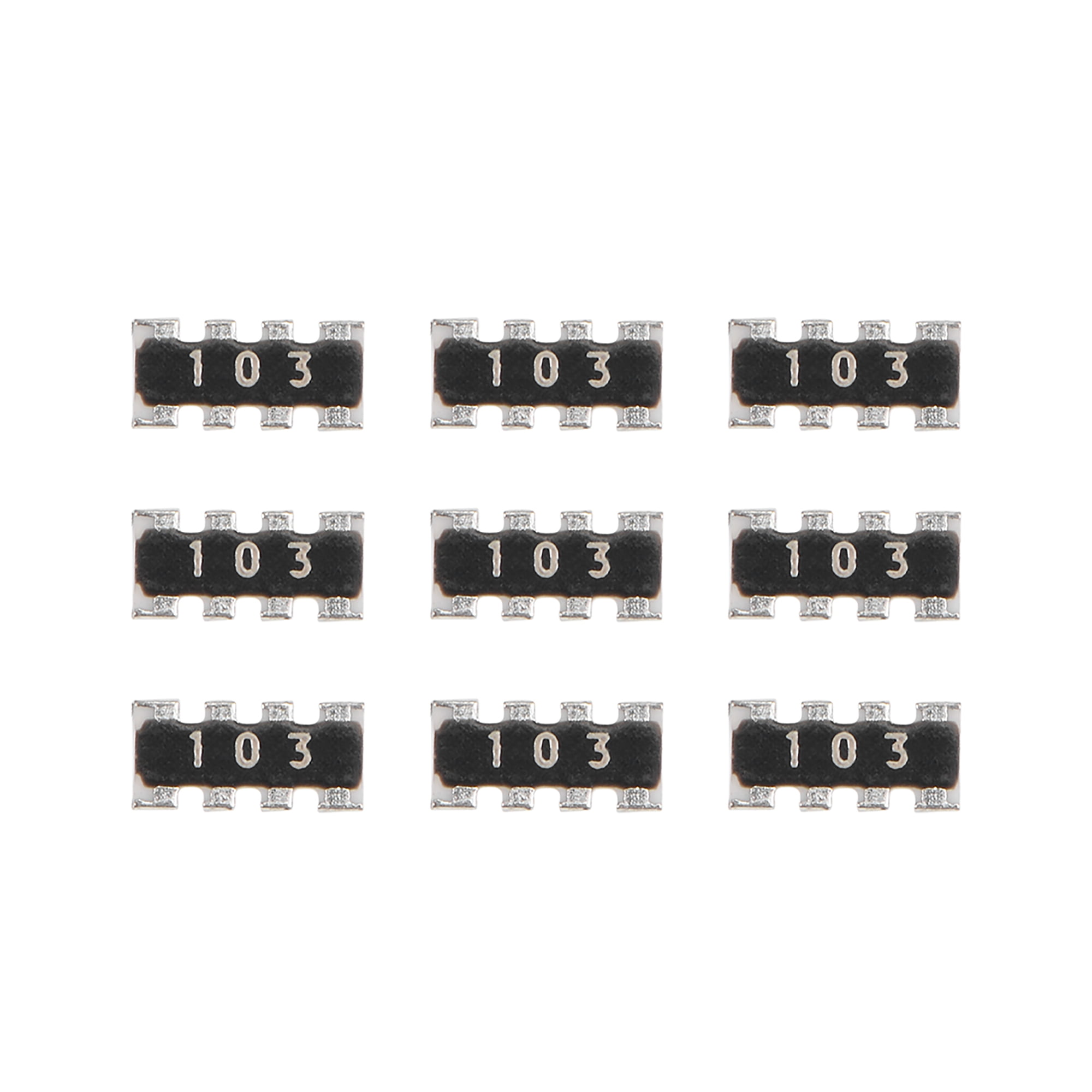 medley disease Discovery 10K Ohm Resistor Network, DIP-8 Array 0.8mm Pitch Isolated Type 5%  Tolerance 100pcs - Walmart.com