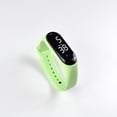 thumbnail image 1 of Reloj digital LED blanco, moderno, resistente al agua, para estudiantes, personalizado, creativo, informal, para deportes al aire libre, 1 of 6
