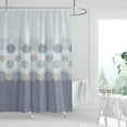 thumbnail image 4 of YOHAVEN Large Area Shower Curtain Waterproof Mould-proof Soft Foldable Hanging Curtain 70"x70" for Bathroom Home Hotel Spa RV Apartment Decor, 4 of 7
