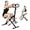 Black, variant on Squat Machine, Upright Row-N-Ride Trainer w/Adjustable Resistance & 350LB Weight Capacity, Foldable Home Exercise Equipment for Arm, Glute & Leg Training