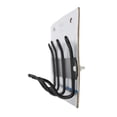 thumbnail image 6 of Mainstays 14 1/2 in. Wall Mounted Metal Hook Rack, 5 Single Hooks, Matte Black, 6 of 8