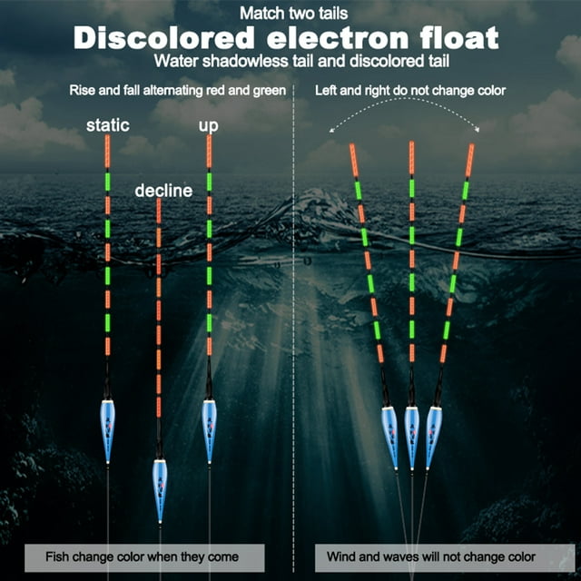 Electronic Float Discoloration Reduce Visual Fatigue Ten Specifications Fish Bite Remind Electron Buoy Fishing Equipment