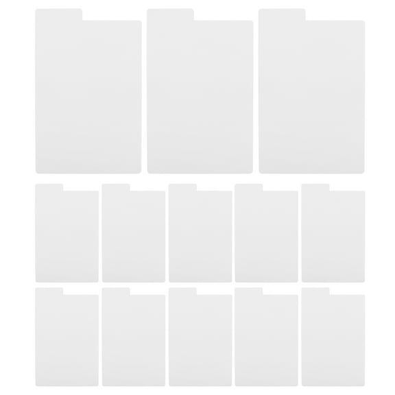 13 Pcs Bookshelf Labels Storage Divider Record