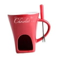 thumbnail image 5 of TISHITA Fondue Mug Chocolate Melting Cup Coffee Cup Butter Melt Pot 130ml Candy Hot Pot for Dessert Home Anniversary Birthday Cooking red, 5 of 8