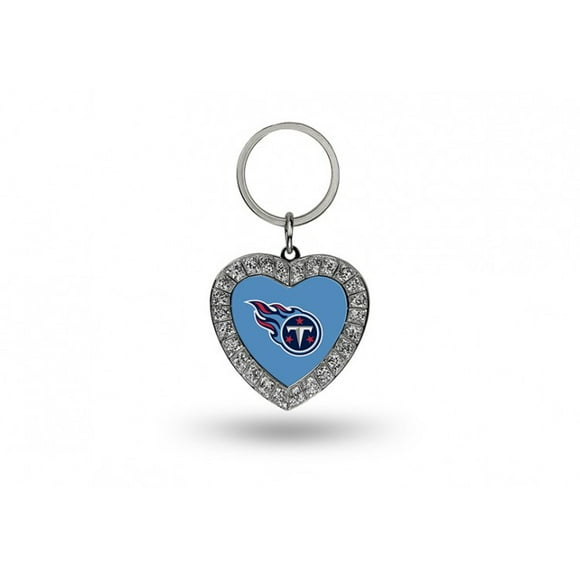 Tennessee Titans Porte-Clés Cœur en Strass Bling