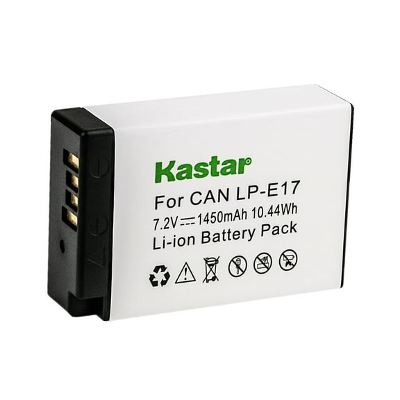 Kastar 1-Pack LP-E17 Battery 7.2V 1450mAh Replacement for Canon EOS RP, EOS R10 Mirrorless Camera, KISS X8i, KISS X9i, Rebel SL2, EOS Rebel T6i, EOS Rebel T6s, EOS Rebel T7i, EOS Rebel T8i Camera