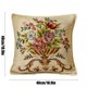thumbnail image 3 of Fiudx Almohada Europea con Diseño Floral En Relieve, Suave Respaldo de Algodón, Elegante Decoración para El Hogar, Versátil para Sofá Cama, Ideal para Sala de Estar y Dormitorio, Fácil de Limpiar., 3 of 6