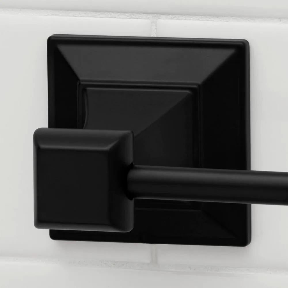 Lorent Matte Black Toilet Paper Holder