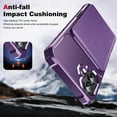 thumbnail image 4 of ChicShell For iPhone 16 Case with Cards Holder, Anti-scratch Shockproof Protection Cover For iPhone 16 Wallet Phone Case, Purple, 4 of 7