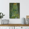 thumbnail image 4 of wall26 Canvas Print Wall Art Sunflower by Gustav Klimt Nature Abstract Oil Painting Fine Art Traditional Scenic Colorful Multicolor Ultra for Living Room, Bedroom, Office - 32"x48", 4 of 7