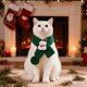 thumbnail image 1 of Bufandas Navideñas Tejidas para Mascotas Bufandas para Mascotas Accesorios Navideños para Mascotas, 1 of 6