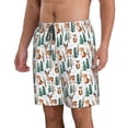 thumbnail image 2 of Pofeuu Winter Woodland Friends Prin Men's Swim Trunks Quick Dry Bathing Suit Swimming Board Shorts Mesh Lining Beach Swimwear-Medium, 2 of 6