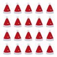 thumbnail image 1 of 20pcs Mini DIY Christmas Hat Design Lollipop Top Wraps Toppers Candy Packing Hat Wine Bottle Cap, 1 of 5