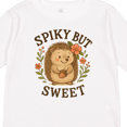 thumbnail image 4 of Inktastic Spiky but Sweet Hedgehog Cute Nature Boys or Girls Long Sleeve Toddler T-Shirt, 4 of 5