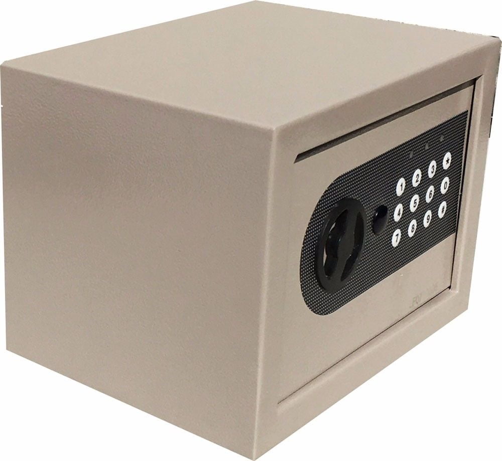 AbleHome Electronic Lock Wall Safe Steel Gray
