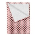 thumbnail image 2 of Geometric Soft Flannel Fleece Blanket, Rhombus in Pink Tones Abstract Pattern with Vertical Alignment Modern, Cozy Plush for Indoor and Outdoor Use, 50" x 70", Pale Pink and Burgundy, by Ambesonne, 2 of 5