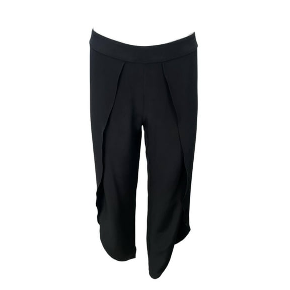 TOTEME Women's High Rise Wide Stitched Creases Flared Trousers, Black, XS