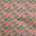 thumbnail image 1 of oneOonePolyesterSpandexPeachFabricAbstractDotSewingFabricByTheYardPrintedDiyClothingSewingSupplies56InchWide, 1 of 4
