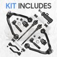 thumbnail image 4 of Kit de suspensión ILONPA 4WD, brazos de control superiores delanteros, juego de 13 piezas, 4 of 7