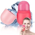 thumbnail image 1 of Rouleau de Glace pour le Visage Beauté Rouleau Facial pour Soins de la Peau du Visage Bâton de Glace en Silicone Moule à Glace pour le Visage Outil de Glaçage Rétrécir les Pores Sphère de Glace pour Éclaircir Lubrifier Éliminer les Ridules (Rouge), 1 of 7