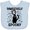 Blue, variant on Inktastic Pawsitively Spooky Skeleton Cat with Ghosts and Crosses Boys or Girls Baby Bib
