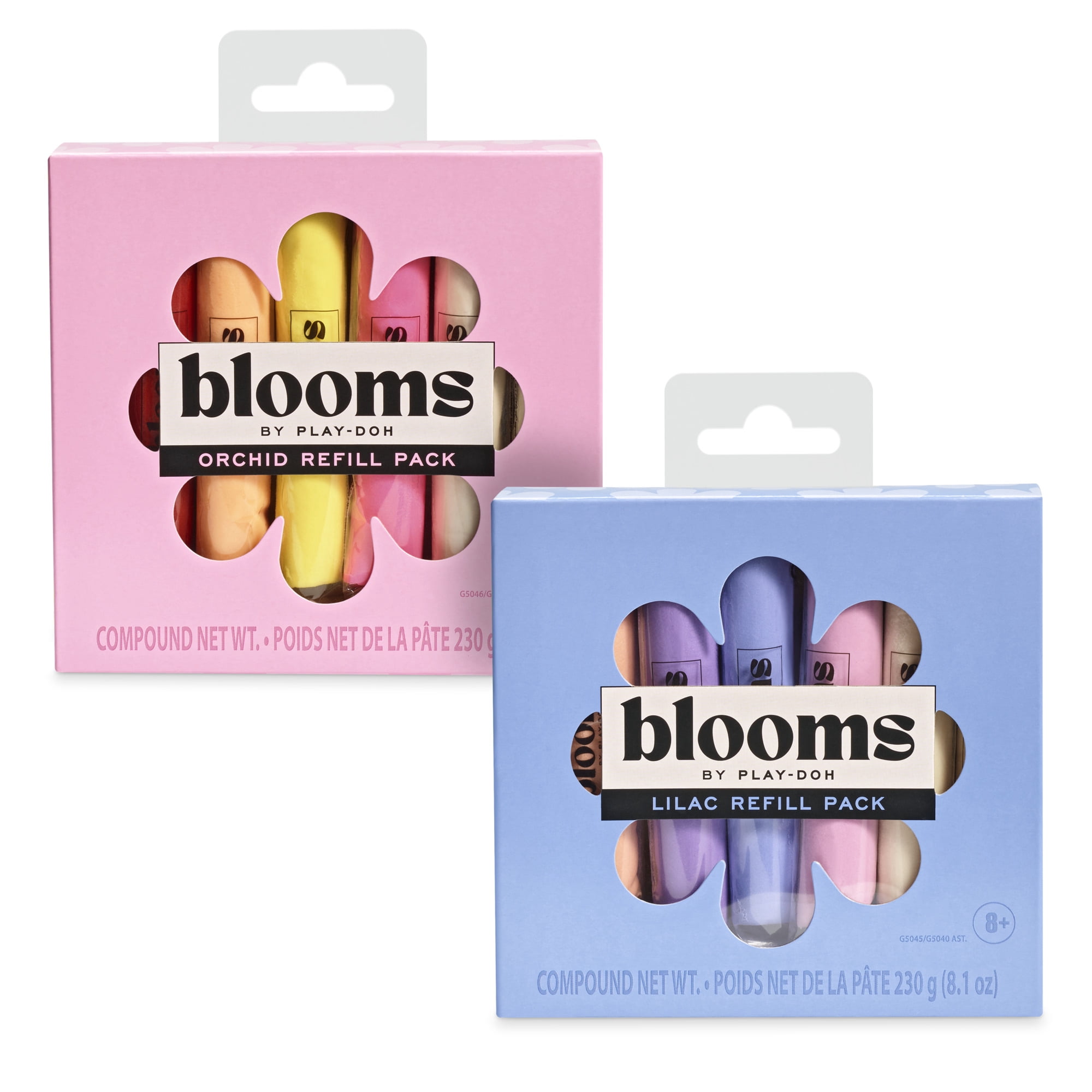 Blooms by Play-Doh Lilac & Orchid 12-Pack Refill Bundle for Flower Bouquet Kits