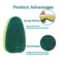 thumbnail image 6 of 1 Dish Wand 7 Refill Replacement Sponge Heads, Wand Clean Scrub Sponges for Kitchen, Si_wm25, 6 of 7