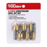 Hyper Tough 6 Piece Countersink Bit Set