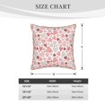 thumbnail image 2 of KLL Hand Drawn Hearts Decorative Throw Pillow Covers Velvet Soft for Couch Sofa Bedroom Living Room Outdoor (No pillow core)- 20"x20", 2 of 5
